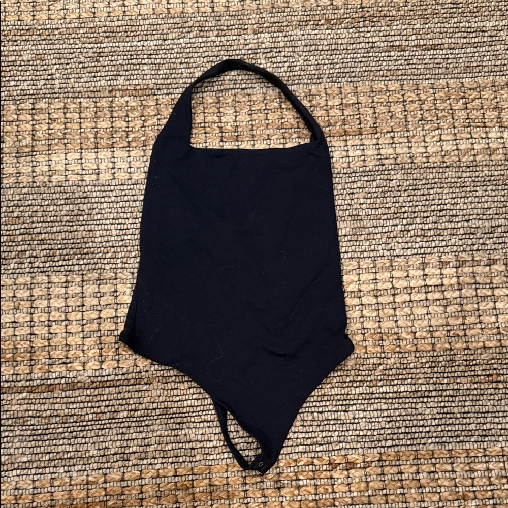 Abercrombie & Fitch Black Halter Bodysuit
